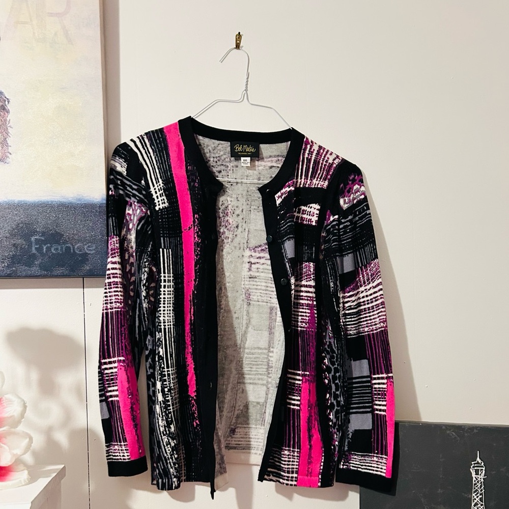 Bob Mackie cover-up sweater